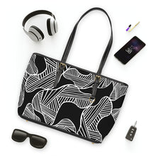 Load image into Gallery viewer, Adorned Stripe Leather Shoulder Bag
